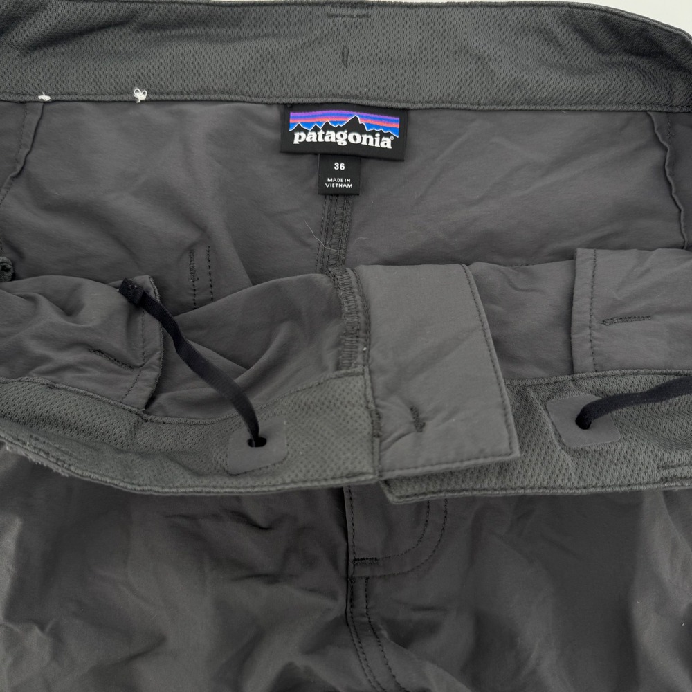 Patagonia Quandary Pants Men 36 Grey Hiking Technical Lightweight Stretch - Picture 10 of 13